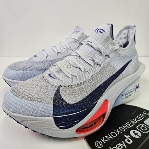 Nike Air Zoom Alphafly NEXT% 3 Football Grey Blue Void FD8311-001 Men's Size 7